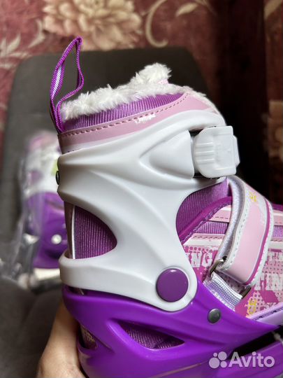 Коньки ледовые раздвижные Alpha Caprice