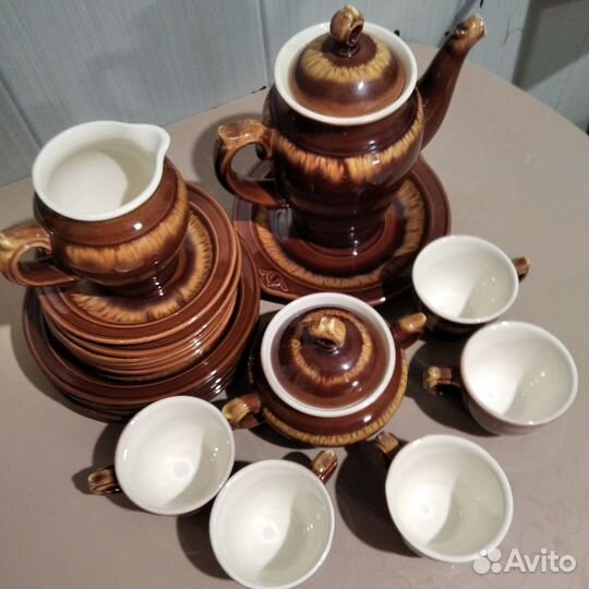 Чайный кофейный керамический сервиз