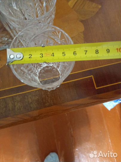 Графин и стаканчики хрустальный СССР