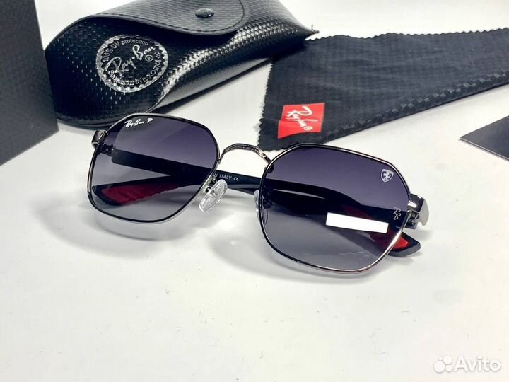 Очки Ray Ban ferrari черные