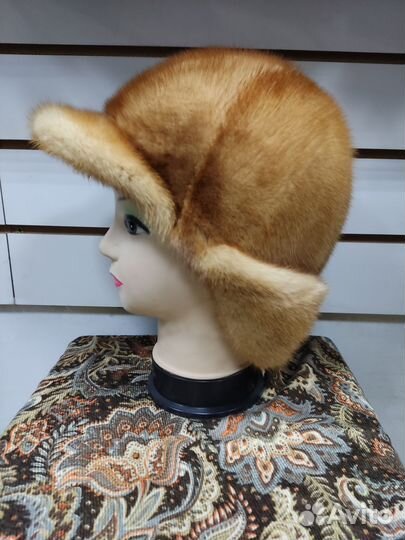 Шапка ушанка женская норка