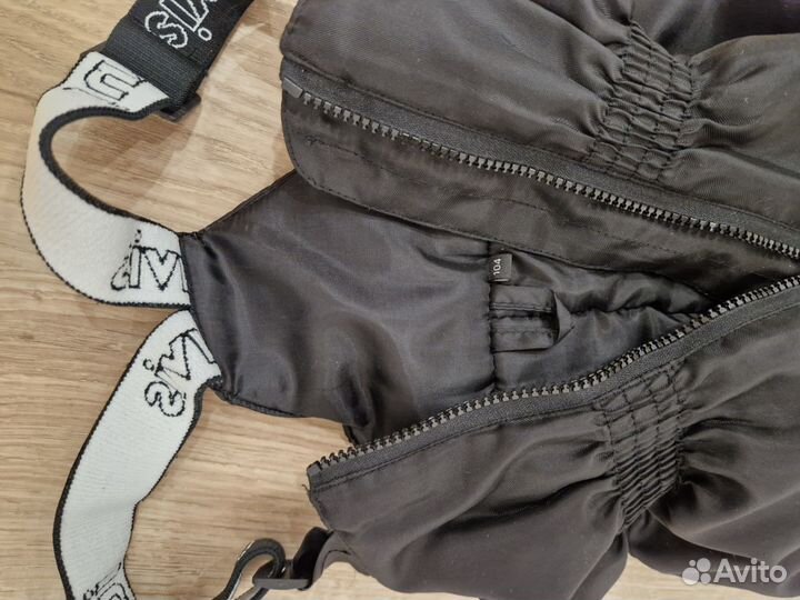 Полукомбинезон и флисовая кофта 104