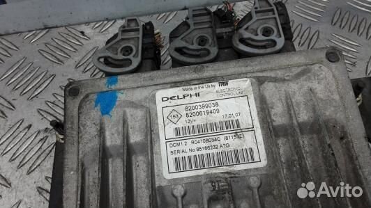 Блок управления двс renault megane 2 (96B14PC01)