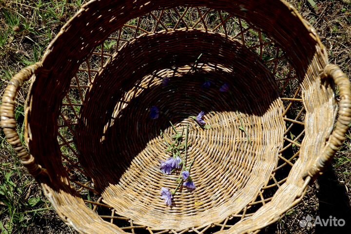 Корзина плетеная большая ручная работа