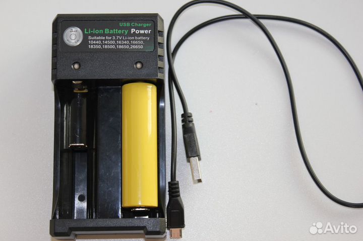 Зарядное устройство 1000 mA на 2 батарей