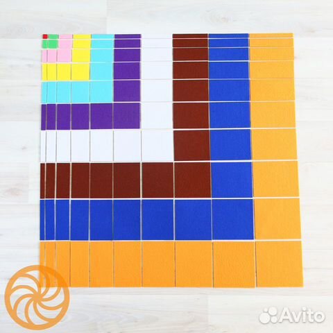 Монтессори математика. Квадрат Пифагора