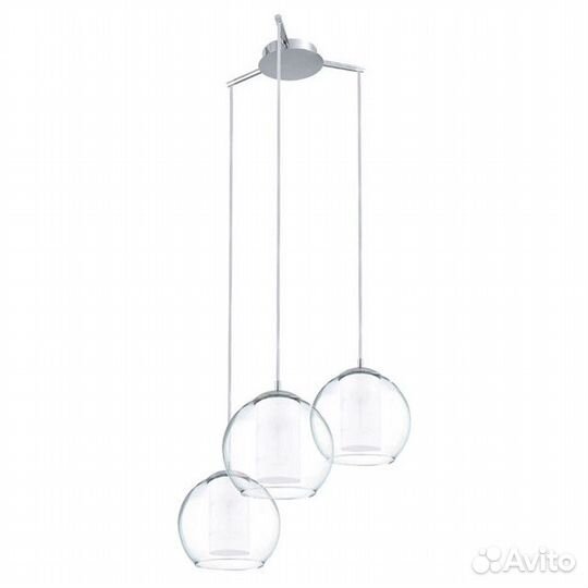 Светильник подвесной eglo Bolsano 3х60Вт E27 стекл