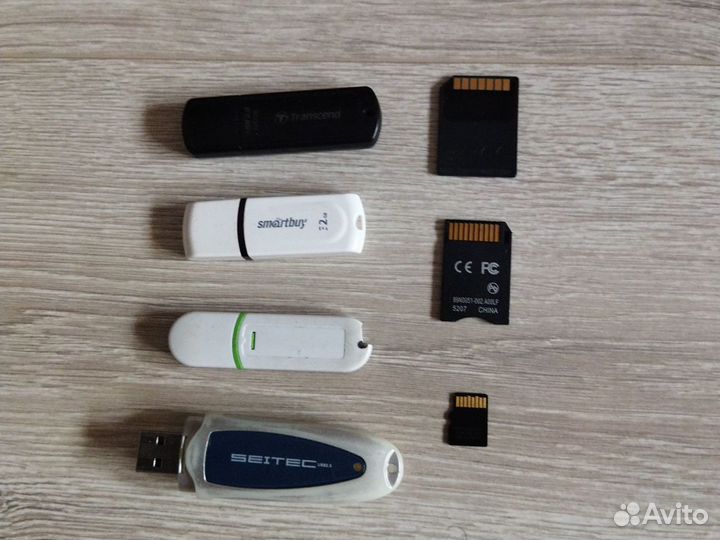 USB флешка адаптер и карты