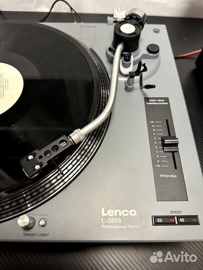 Виниловый проигрыватель Lenco L-3808 Matt Grey