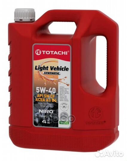 Totachi niro LV 5W40 (4L) масло моторн. синтAP