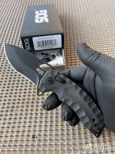 Нож складной SOG Kiku XR Blackout USA Новый