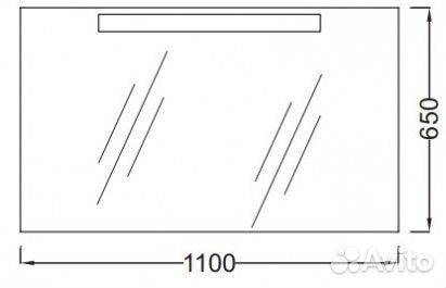 Зеркало Jacob Delafon Presquile 110