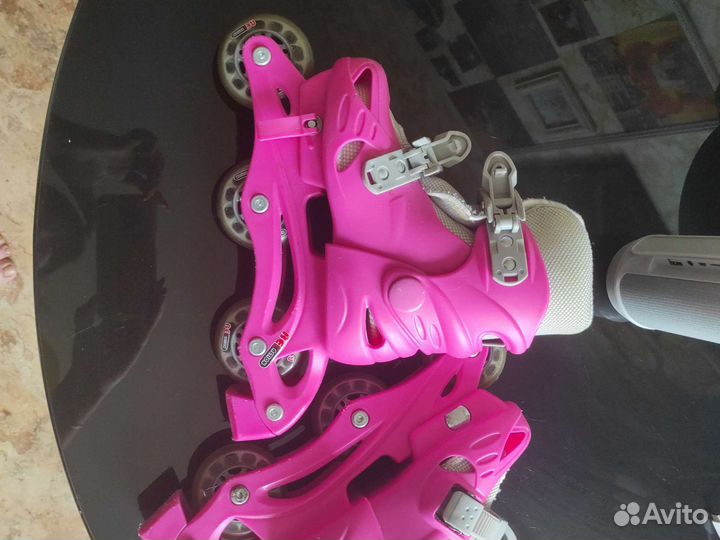 Роликовые коньки детские раздвижные
