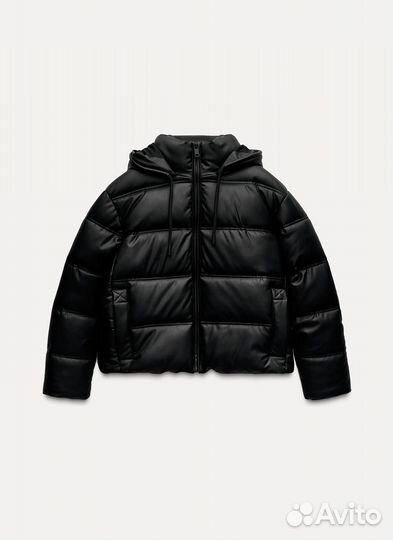 Анорак и искусственной кожи Zara (оригинал)