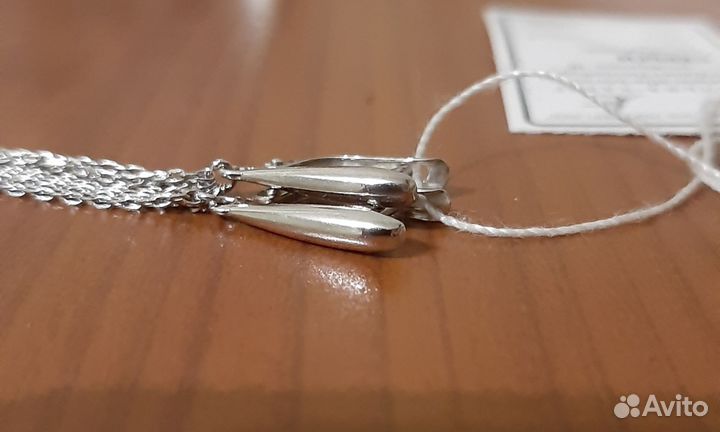 Серьги серебро