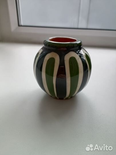 Ваза СССР редкая майолика