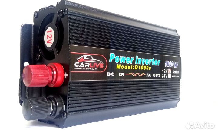 Автоинвертор carlive 1000Watt (DC12-AC220V)