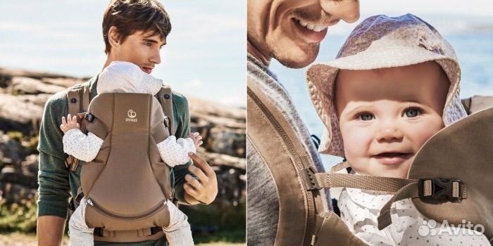 Рюкзак переноска кенгуру stokke