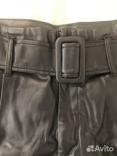 Кожаные шорты Zara, размер M