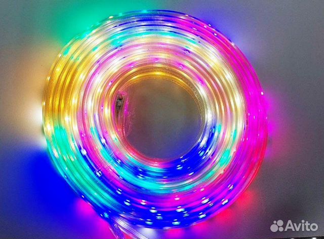 Светодиодная лента многоцветная 10 м RGB5050