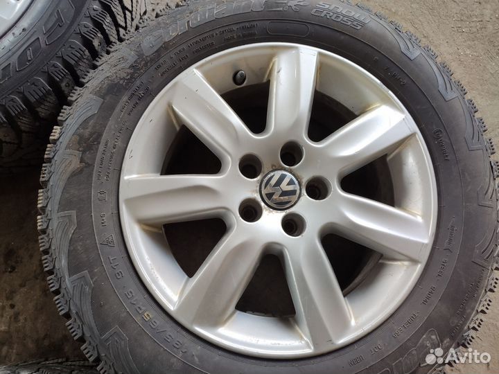 R15 195/65 Литье Зима Cordiant комплект VW Polo
