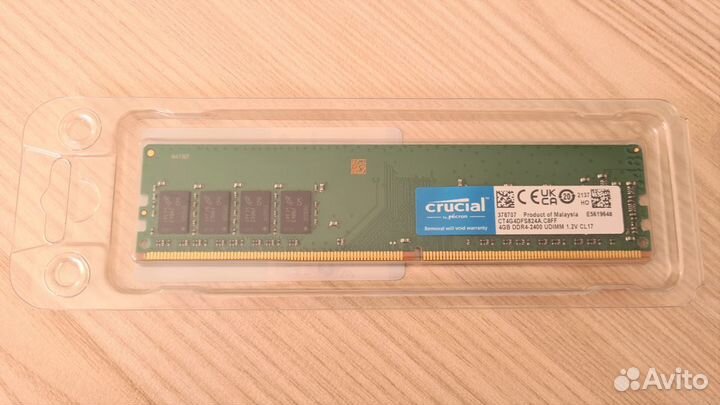 Новая Оперативная память DDR4 4GB 2400 мгц