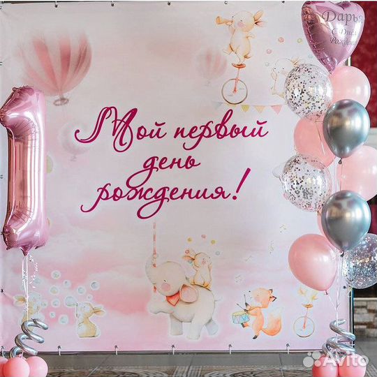 Баннер на день рождения
