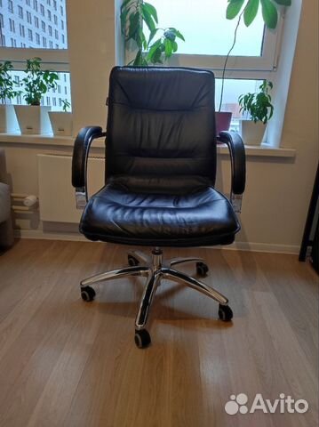 Компьютерное кресло руководителя, кожаное