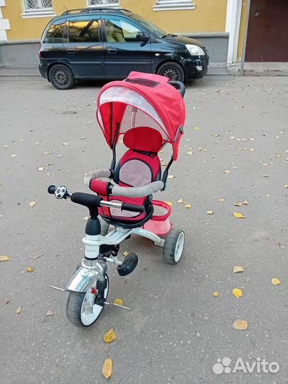 Детский велосипед с ручкой бу