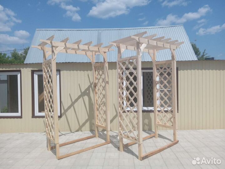 Арка пергола садовая