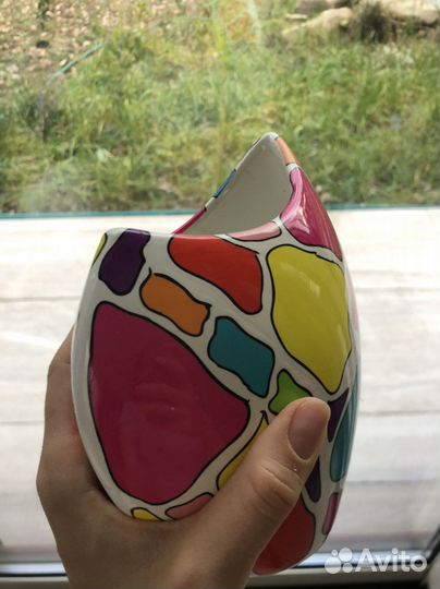 Ваза керамика новая 18 см