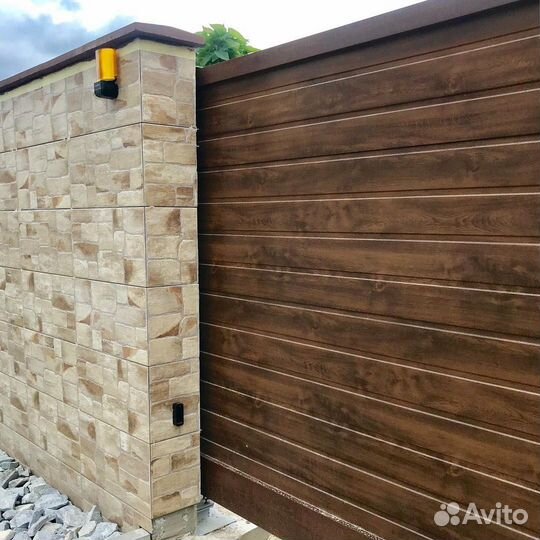 Откатные ворота Alutech