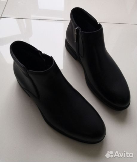 Полусапоги мужские кожаные Пьер Карден