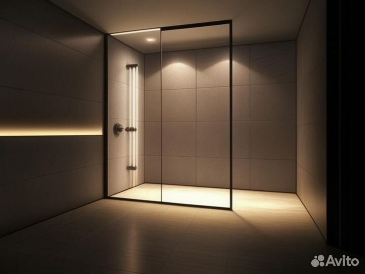 Душевые стеклянные ограждения на заказ с гарантией