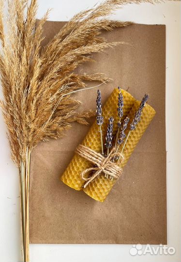 Эко-свечи из пчелиного воска