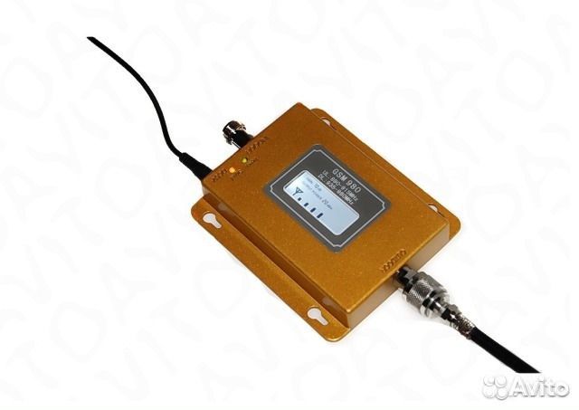 Усилитель сотового сигнала GSM-980(2G-4G) - 100м2