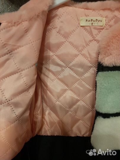 Фантастическое И модное меховое платье на 3-5 л