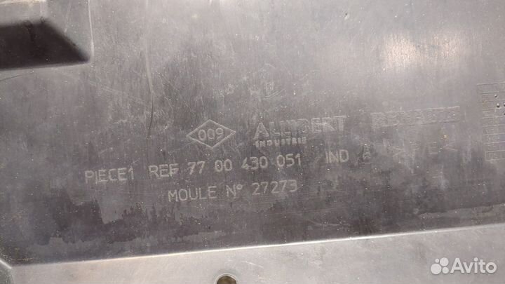 Защита моторного отсека Renault Scenic, 1999