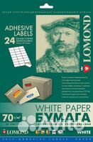 Бумага с клеевой основой Lomond А4, 70 г/м2, 50 ли