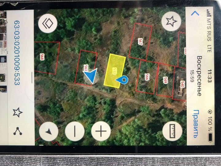 Участок 5,7 сот. (СНТ, ДНП)