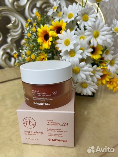 Крем для лица hyal kombucha TEA-TOX cream