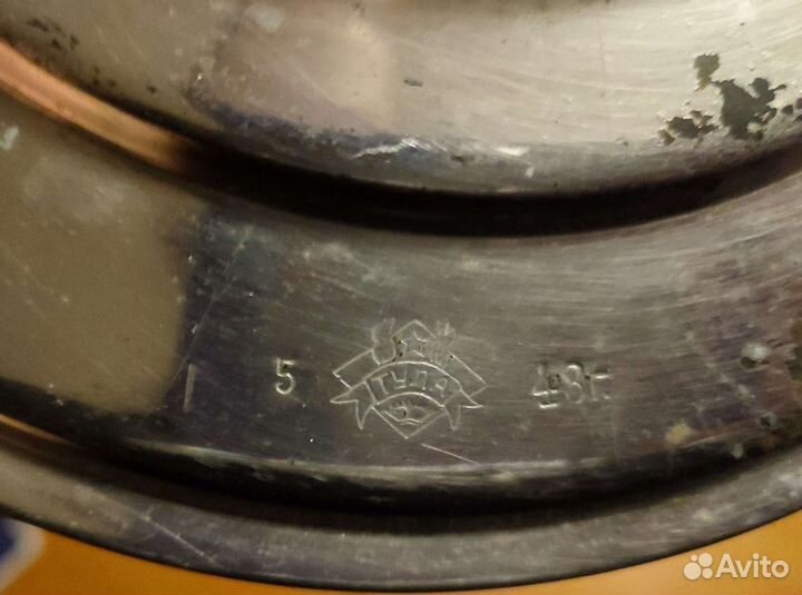 Самовар Тула 1948 год СССР с подносом