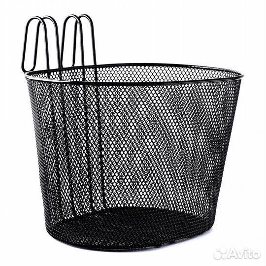 Вело корзина передняя на руль с ручкой vinca