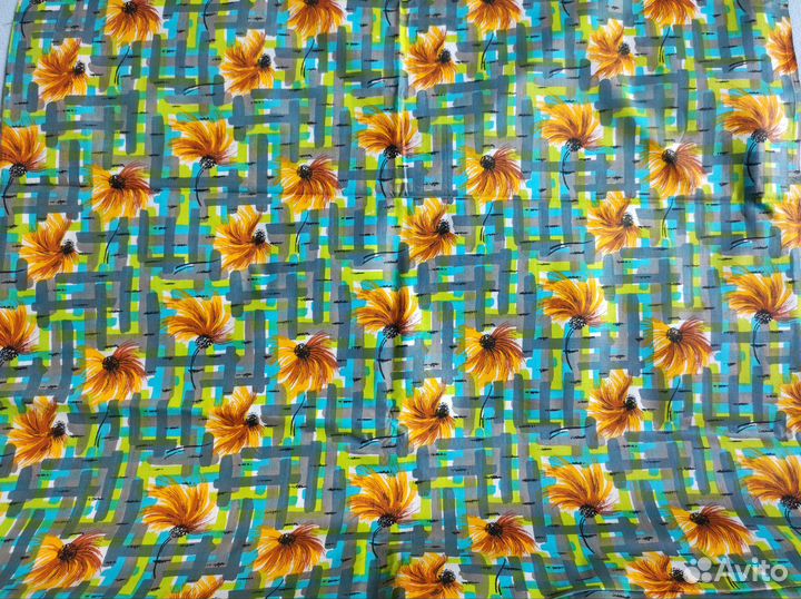 Ткань хлопок Ситец СССР отрез 6м*88см