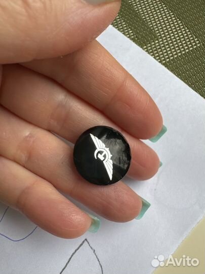 Значок аэрофлот стекло