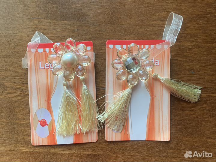 Подхваты для штор новые на магнитах