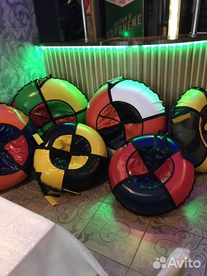 Санки ватрушки тюбинг размер 80-95-105