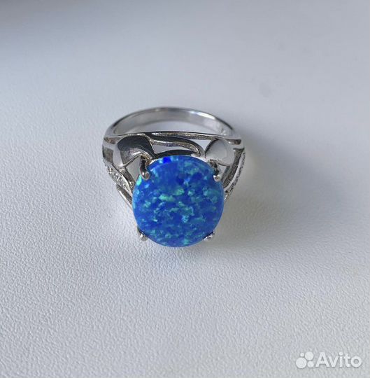 Кольцо серебро