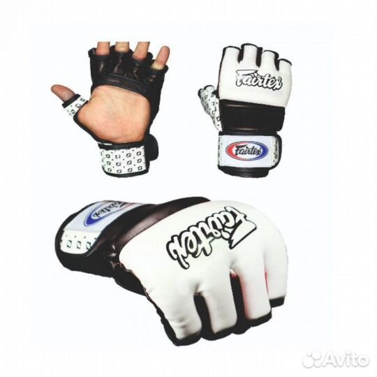 Перчатки для мма Fairtex черно-белые (XL)