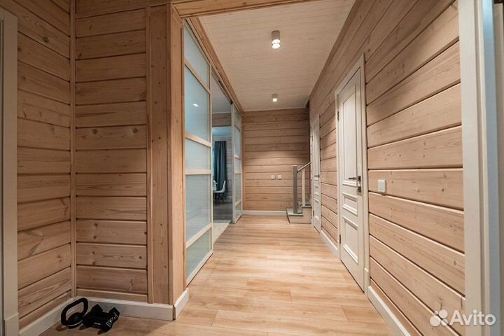 Имитация бруса за м2 17 мм 196 мм 6000 мм, ав